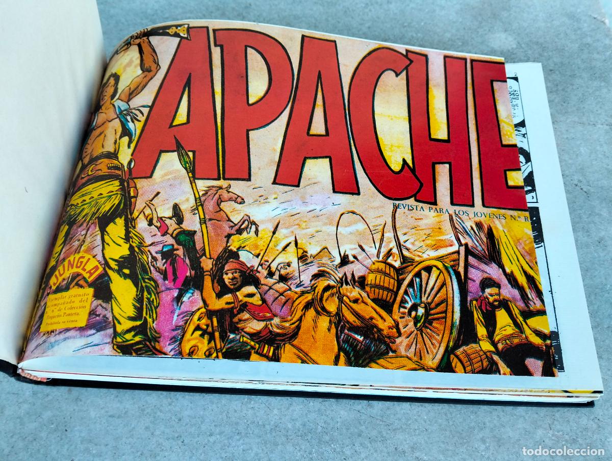 Tebeos: Apache revista para los jovenes libro encuadernado con lote de tebeos c&oacute;mics novela visual - Foto 3