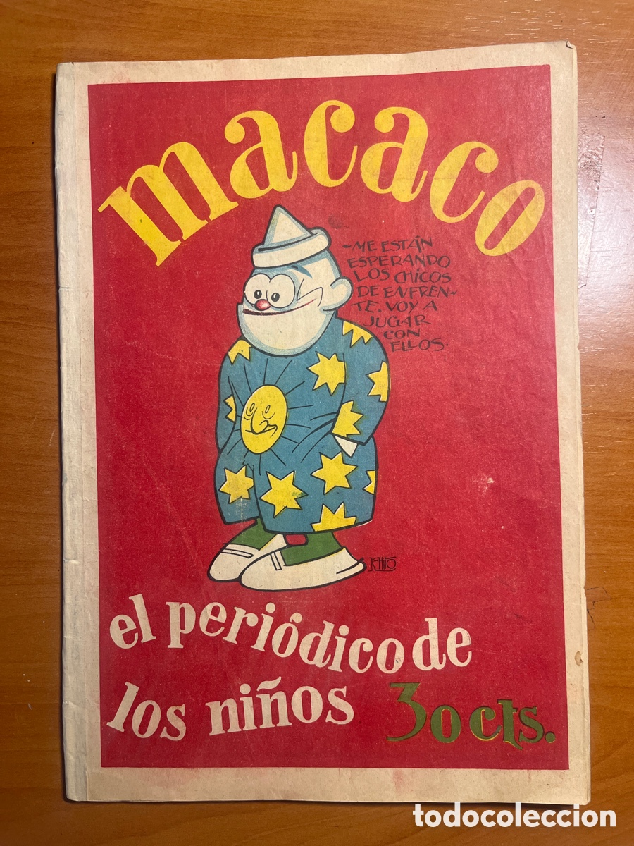 Tebeos: MACACO EL PERI&Oacute;DICO DE LOS NI&Ntilde;OS, N&Uacute;MERO 24, (PUBLICACIONES IBERIA) CON TEATRO MACACO!!!
