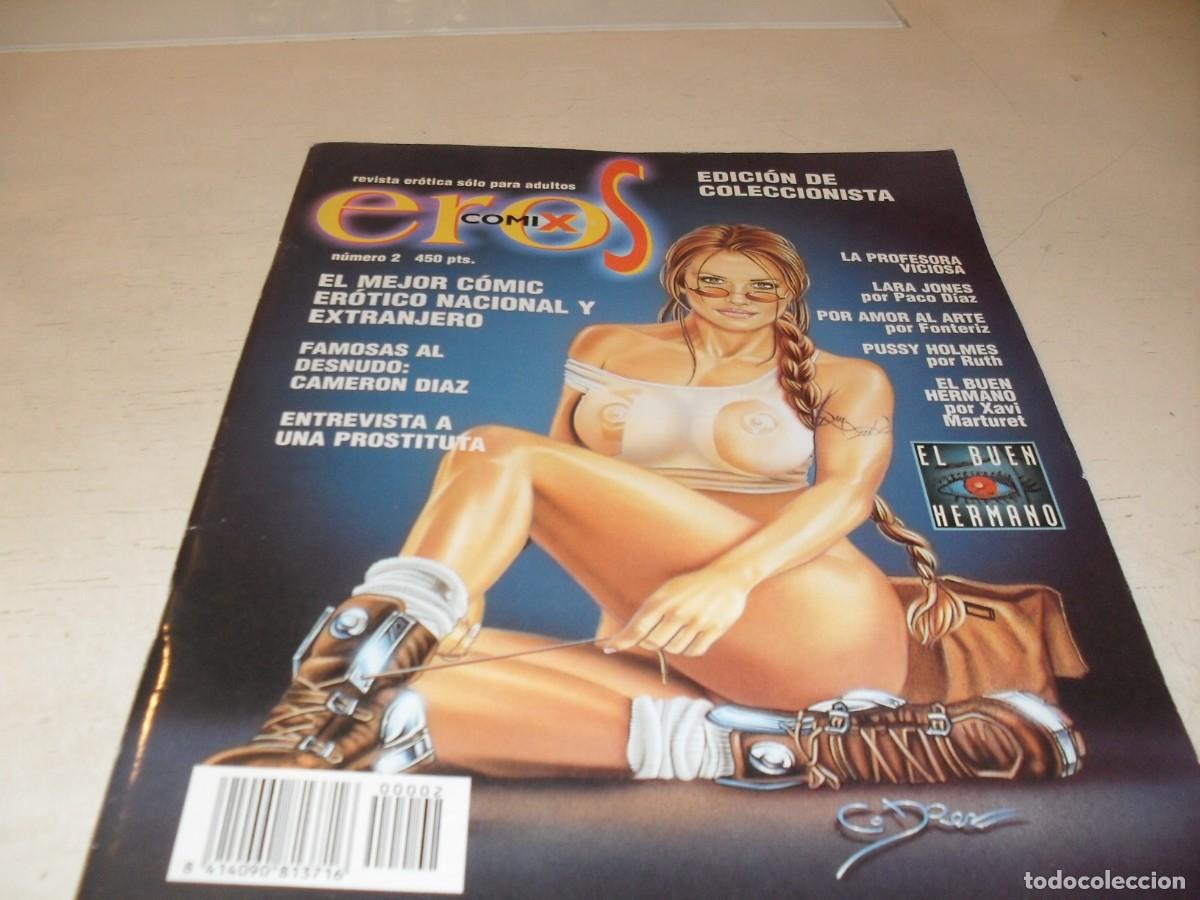 Tebeos: EROS COMIX N&ordm; 2,PRIMEROS N&ordm;,DE 123,SUGERIDO PARA ADULTOS.DOLMEN,2001