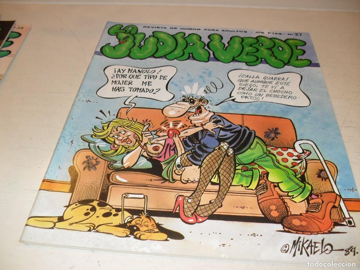 Tebeos: LA JUDIA VERDE N&ordm; 27,REVISTA DE HUMOR PARA ADULTOS.IRU,1987