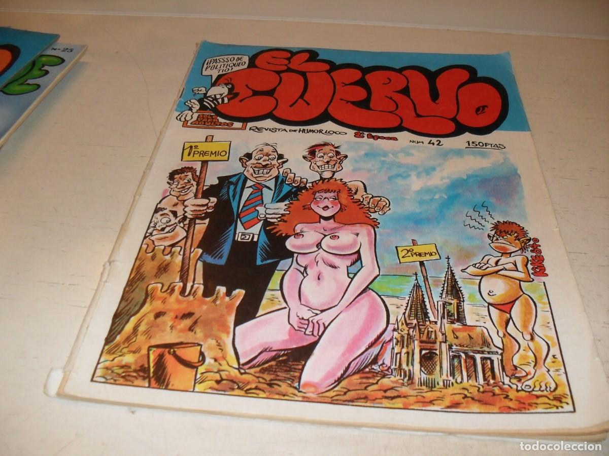 Tebeos: EL CUERVO,2&ordf; EPOCA,N&ordm; 42,CON LA IICIACION,DE VAZQUEZ.AMAIKA/IRU,1980
