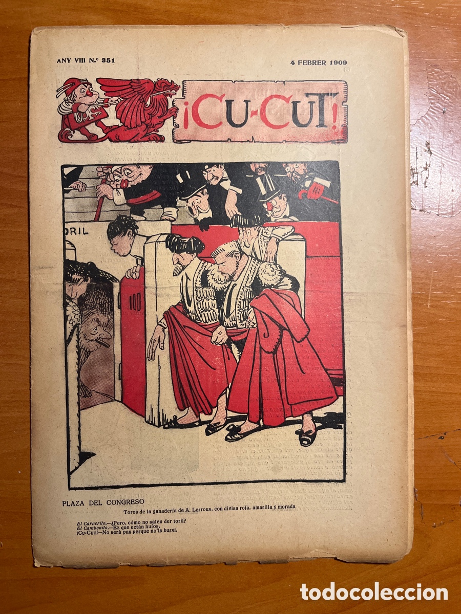 Tebeos: REVISTA CU-CUT, N&Uacute;MERO 351, (IMPRENTA M G&Aacute;LVE)
