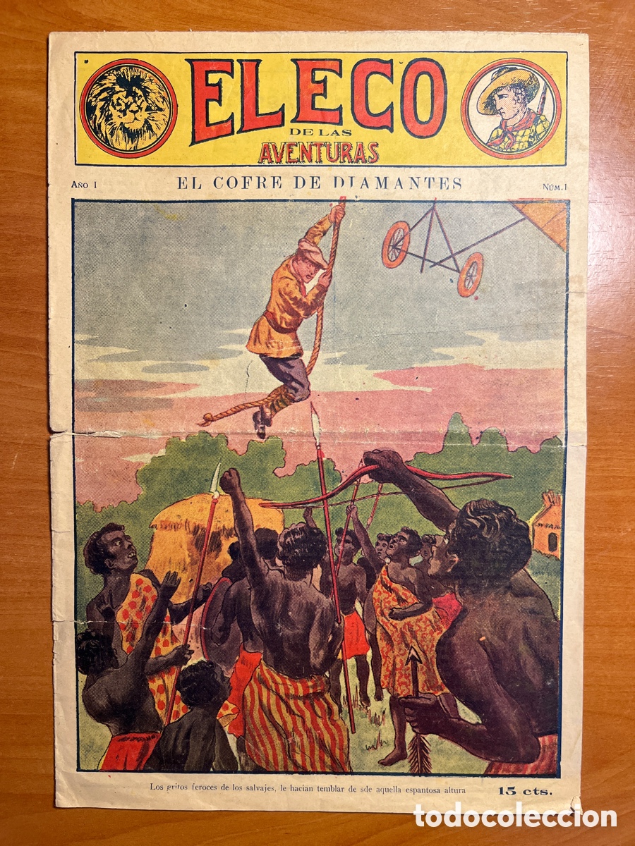 Tebeos: EL ECO DE LAS AVENTURAS, N&Uacute;MERO 1, (TALLERES GR&Aacute;FICOS IRANDEZ), JAM&Aacute;S VISTO!!!