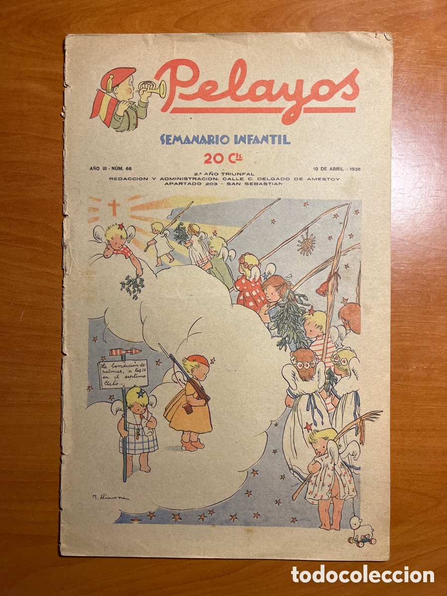 Tebeos: PELAYOS SEMANARIO INFANTIL, N&Uacute;MERO 68, (FET DE LA JONS)