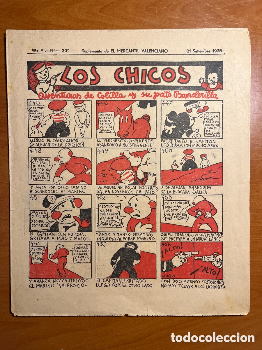 Tebeos: LOS CHICOS, N&Uacute;MERO 302, (SUPLEMENTO MERCANTIL VALENCIANO)