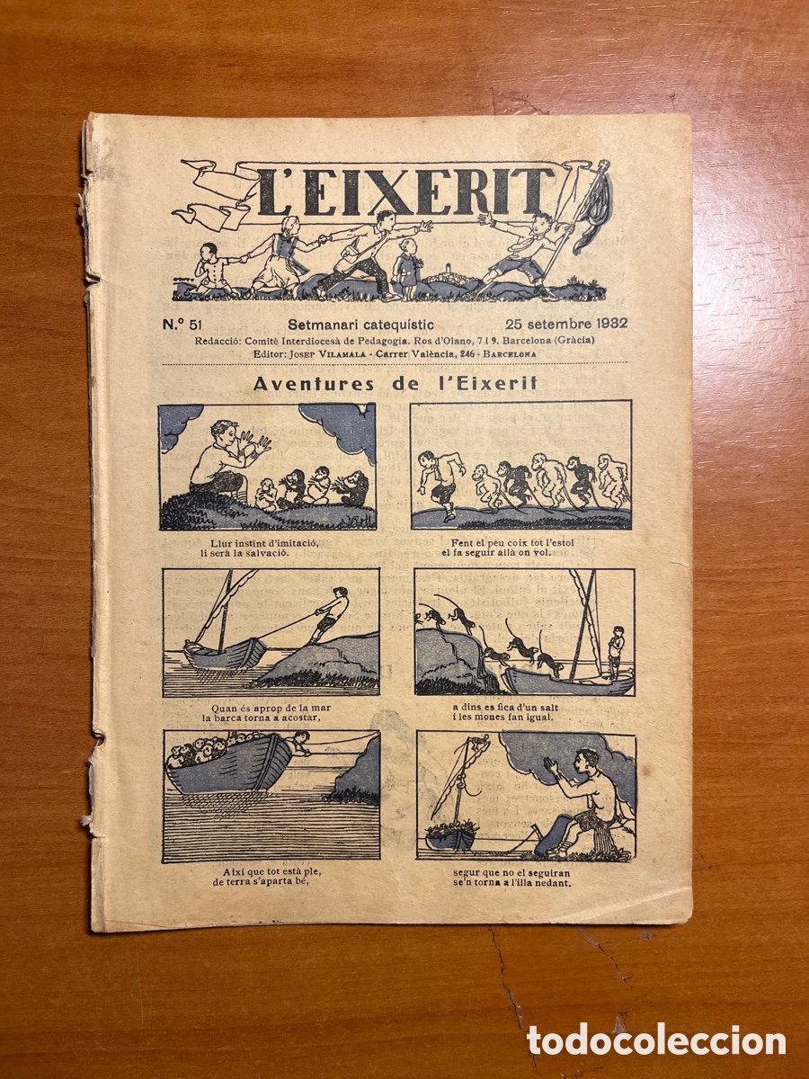 Tebeos: L&rsquo;EIXERIT N&Uacute;MERO 51, (SETMANARI CATEQU&Iacute;STIC)