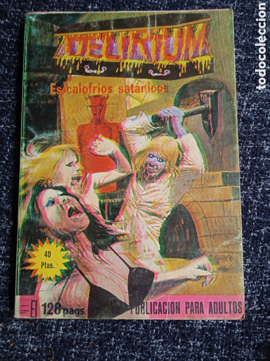 Tebeos: DELIRIUM N&ordm; 12 - edita : ELVIBERIA - A&Ntilde;OS 70