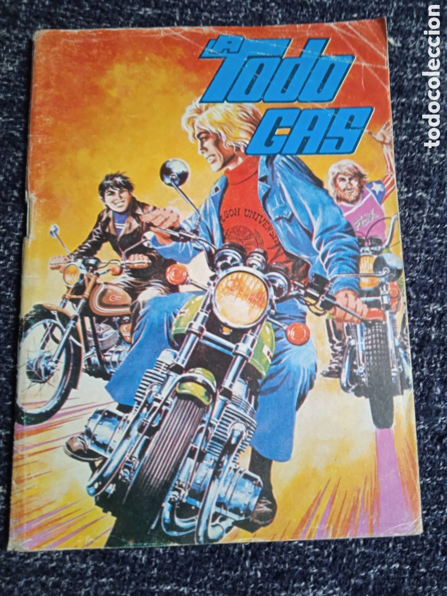 Tebeos: A TODO GAS - EL TUNEL - tebeos de motociclismo