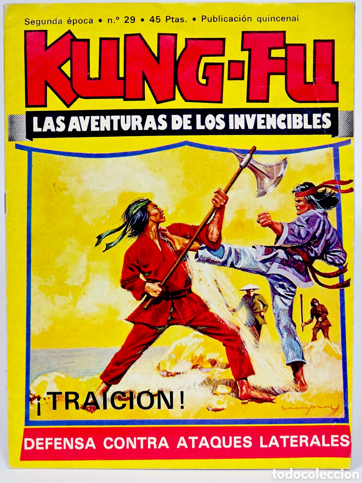 Tebeos: C&Oacute;MIC KUNG-FU 29 DEFENSA CONTRA ATAQUES EDITORIAL AMAIKA 1979 MUY BUEN ESTADO