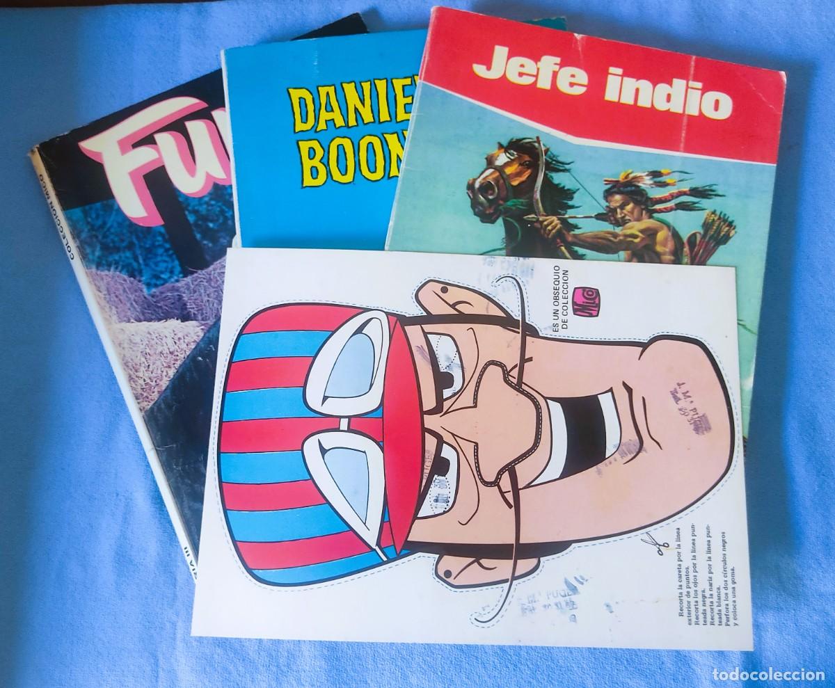 Tebeos: 3 EJEMPLARES COLECCION MICO DANIEL BOONE FURIA Y JEFE INDIO CON OBSEQUIO A&Ntilde;OS 70