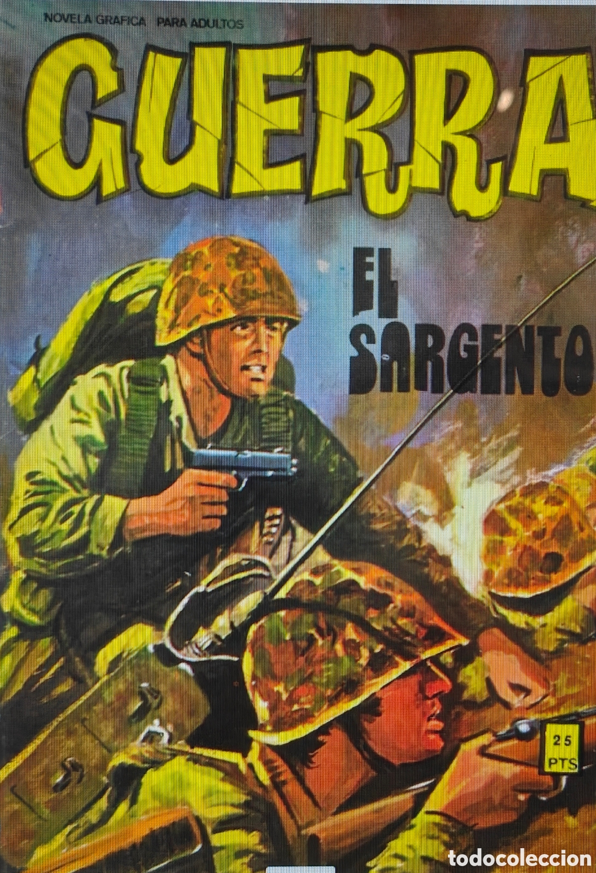 Tebeos: :::: A27 - NOVELA GRAFICA PARA ADULTOS - GUERRA - EL SARGENTO - EDITORIAL VILMAR 1979