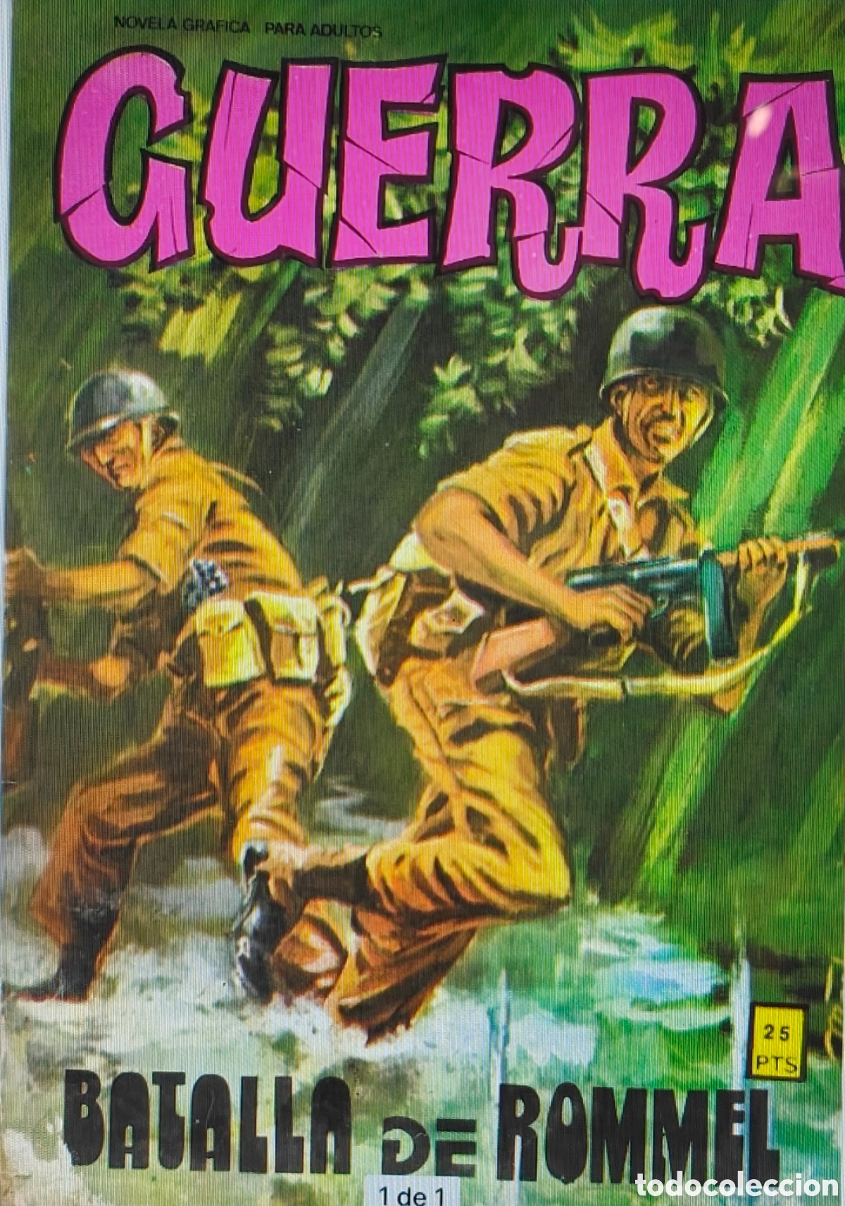 Tebeos: :::: A28 - NOVELA GRAFICA PARA ADULTOS - GUERRA - BATALLA DE ROMMEL - EDITORIAL VILMAR