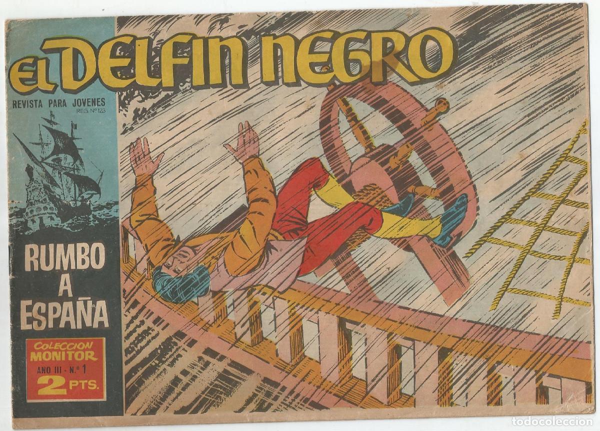 Tebeos: EL DELFIN NEGRO COLECCI&Oacute;N MONITOR N&ordm; 1 IBERO MUNDIAL DE EDICIONES