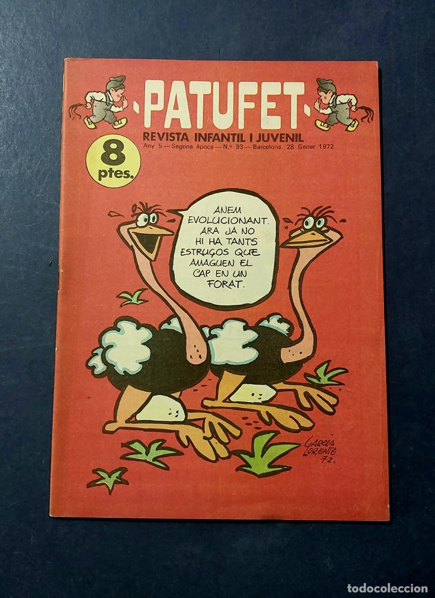 Tebeos: Patufet N&ordm; 93 Any 5 Gener 1972 Editor Bagu&ntilde;a Barcelona ( Catal&agrave; )