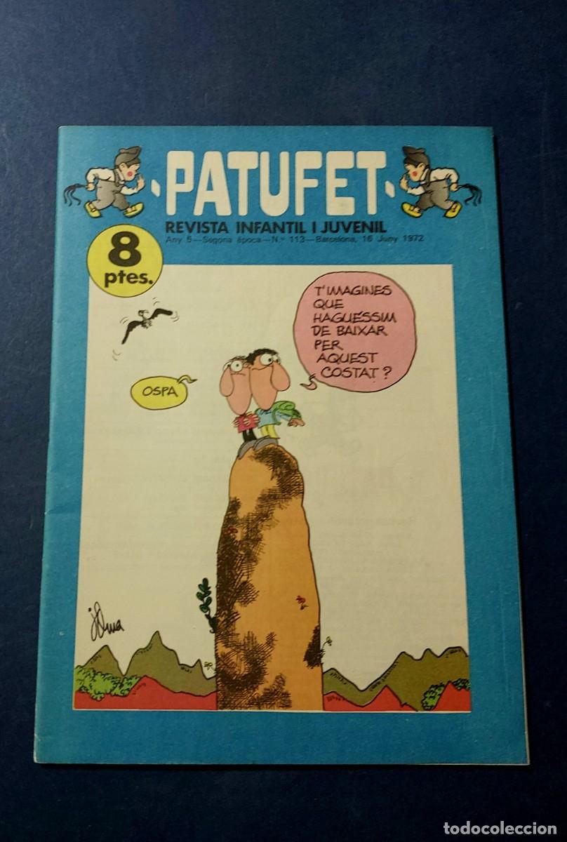 Tebeos: Patufet N&ordm; 113 Any 5 1972 Editor Bagu&ntilde;a Barcelona ( Catal&agrave; ) Ref. C-1