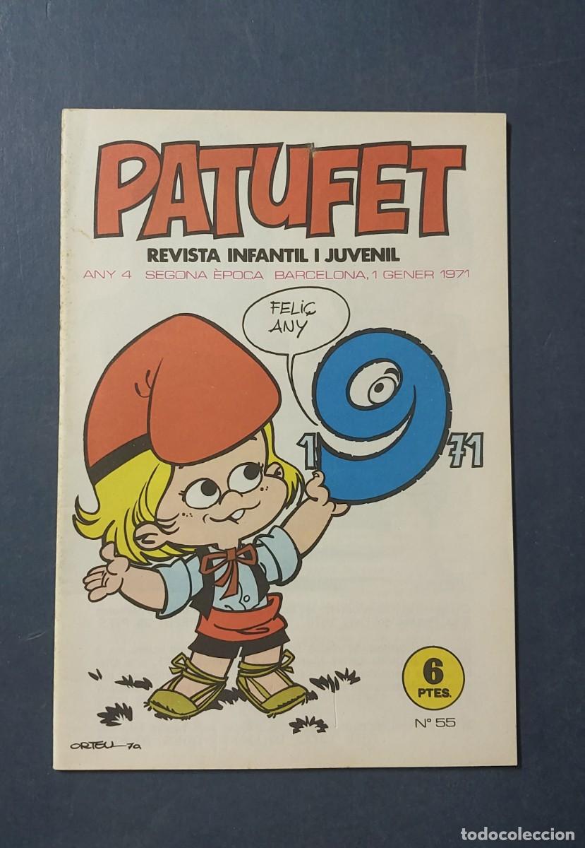Tebeos: Patufet N&ordm; 55 Any 4 1971 Editor Bagu&ntilde;a Barcelona ( Catal&agrave; ) Ref. C-1