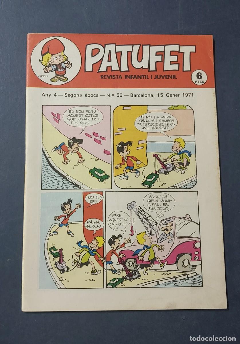 Tebeos: Patufet N&ordm; 56 Any 4 1971 Editor Bagu&ntilde;a Barcelona ( Catal&agrave; ) Ref. C-1