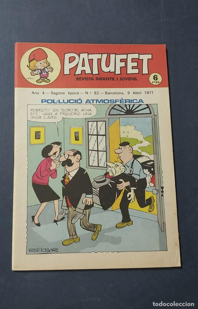Tebeos: Patufet N&ordm; 62 ( Portada Escobar ) Any 4 1971 Editor Bagu&ntilde;a Barcelona ( Catal&agrave; ) Ref. C-1