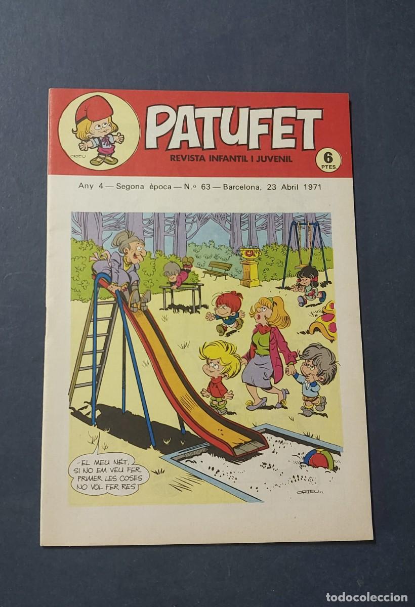Tebeos: Patufet N&ordm; 63 Any 4 1971 Editor Bagu&ntilde;a Barcelona ( Catal&agrave; ) Ref. C-1
