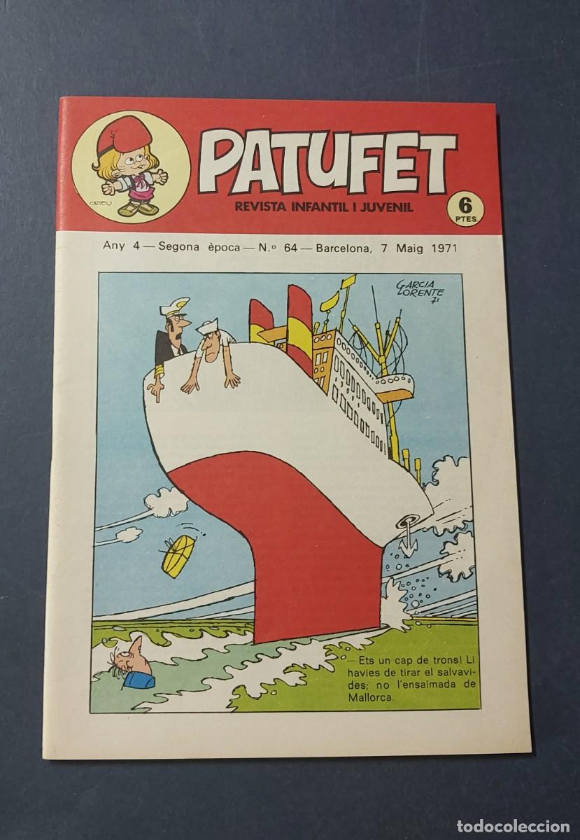 Tebeos: Patufet N&ordm; 64 Any 4 1971 Editor Bagu&ntilde;a Barcelona ( Catal&agrave; ) Ref. C-1