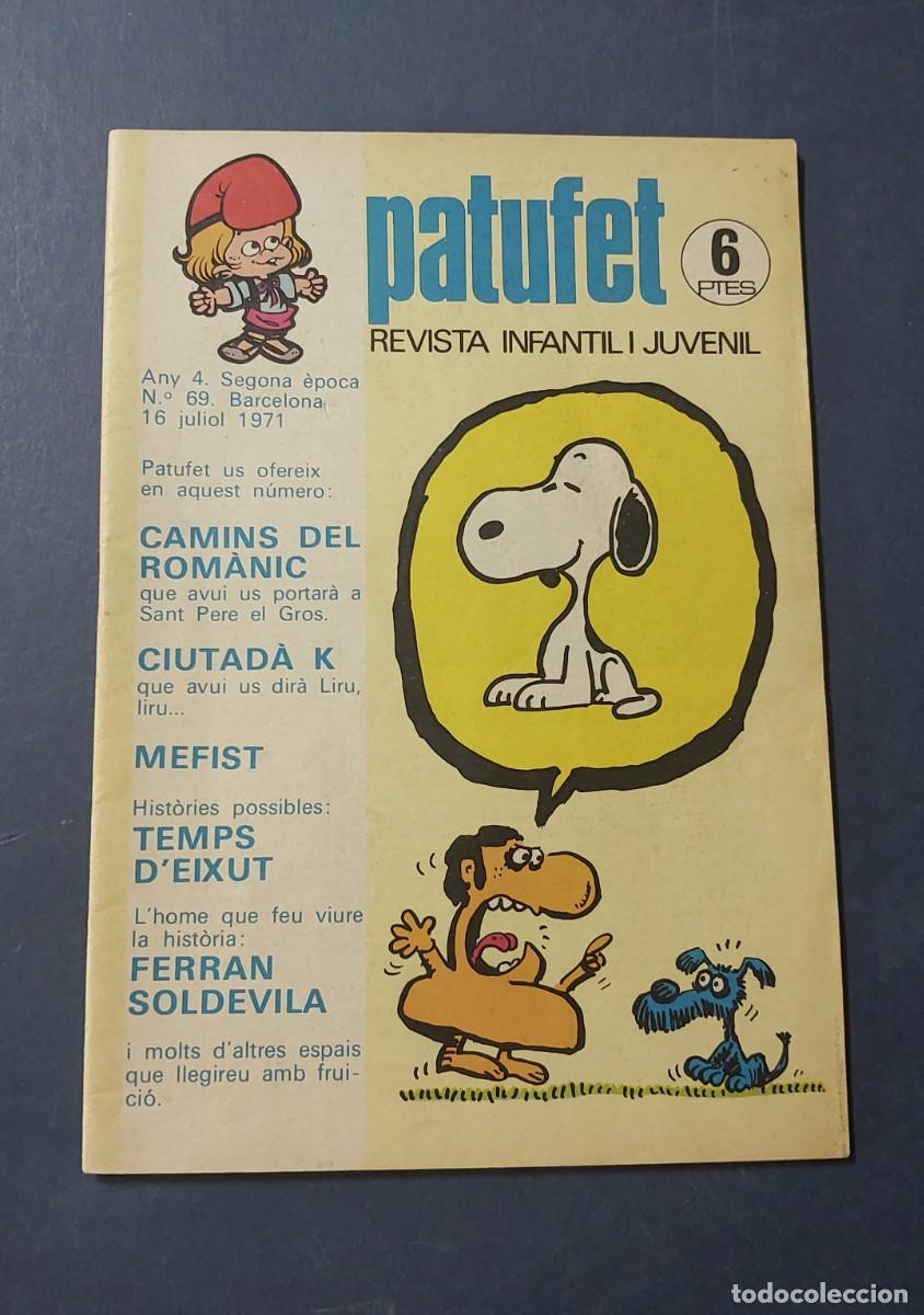 Tebeos: Patufet N&ordm; 69 Any 4 1971 Editor Bagu&ntilde;a Barcelona ( Catal&agrave; ) Ref. C-1