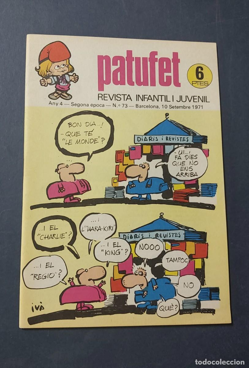 Tebeos: Patufet N&ordm; 73 Any 4 1971 Editor Bagu&ntilde;a Barcelona ( Catal&agrave; ) Ref. C-1