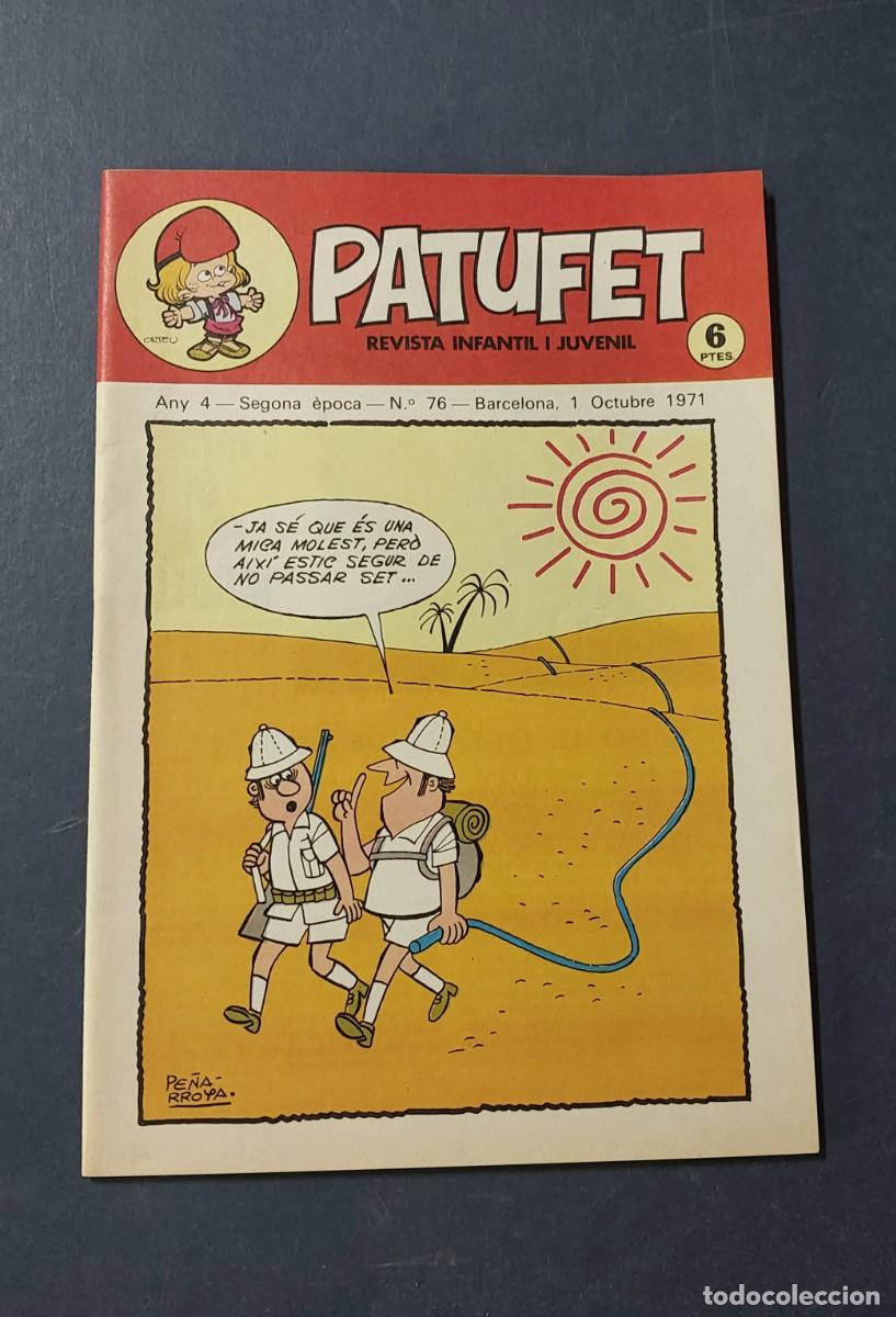 Tebeos: Patufet N&ordm; 76 Any 4 1971 Editor Bagu&ntilde;a Barcelona ( Catal&agrave; ) Ref. C-1
