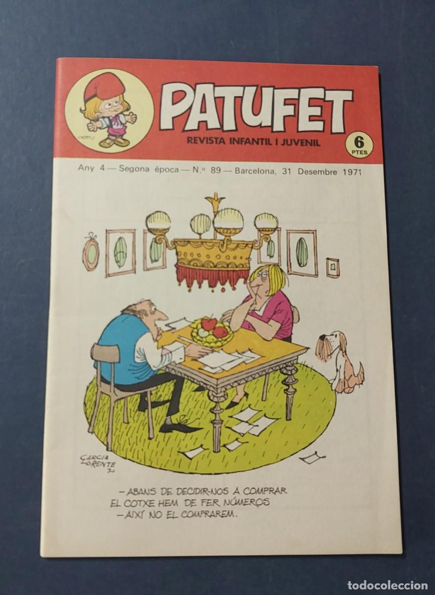 Tebeos: Patufet N&ordm; 89 Any 4 1971 Editor Bagu&ntilde;a Barcelona ( Catal&agrave; ) Ref. C-1