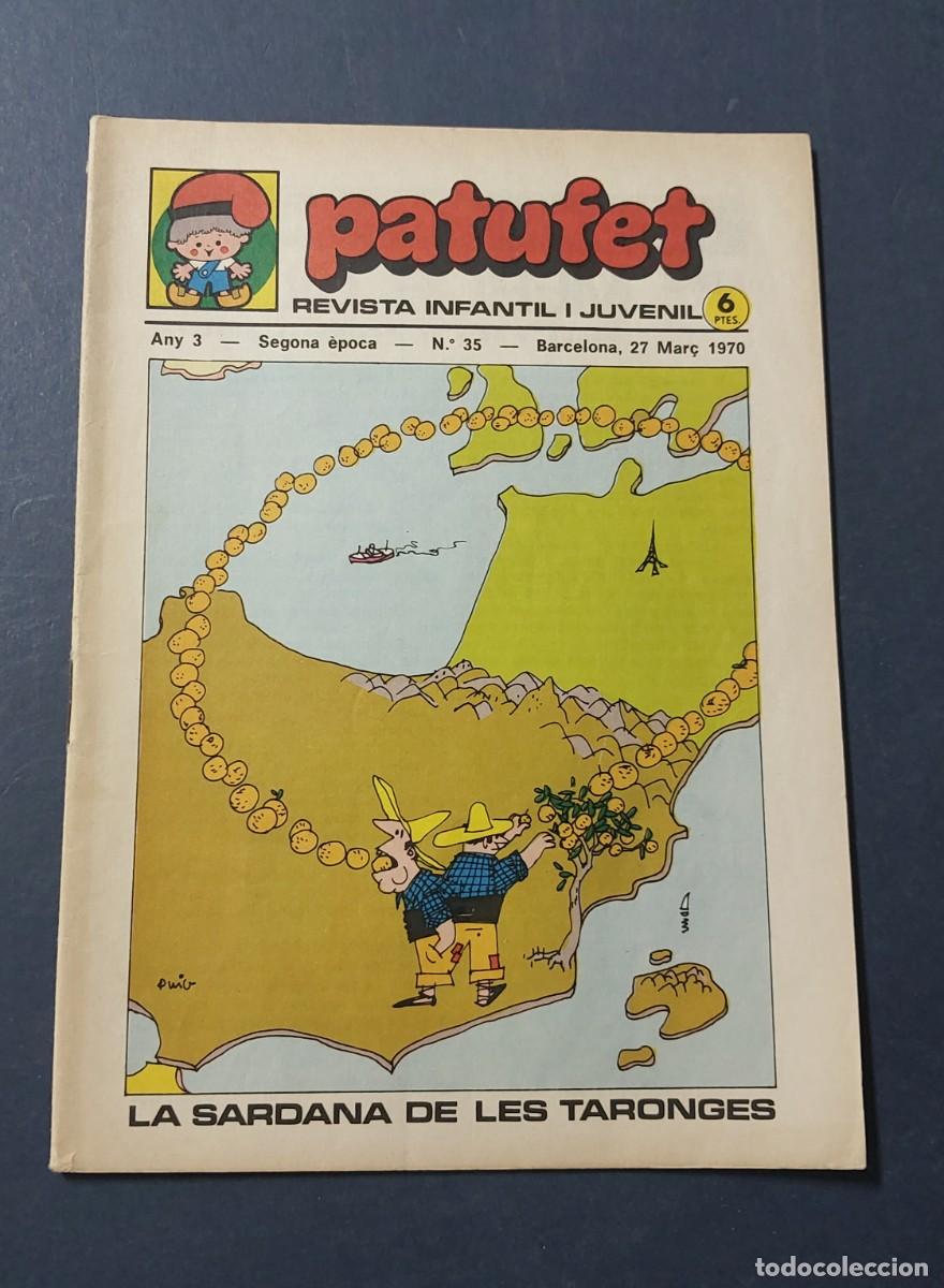 Tebeos: Patufet N&ordm; 35 Any 3 1970 Editor Bagu&ntilde;a Barcelona ( Catal&agrave; ) Ref. C-1