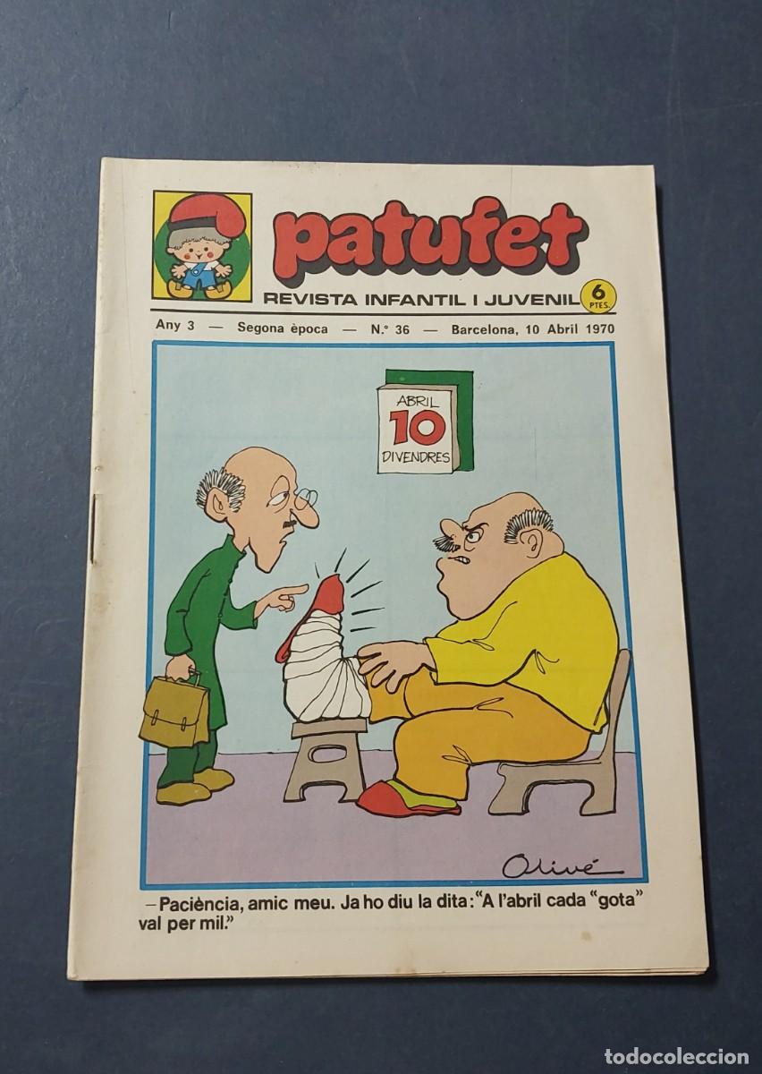 Tebeos: Patufet N&ordm; 36 Any 3 1970 Editor Bagu&ntilde;a Barcelona ( Catal&agrave; ) Ref. C-1