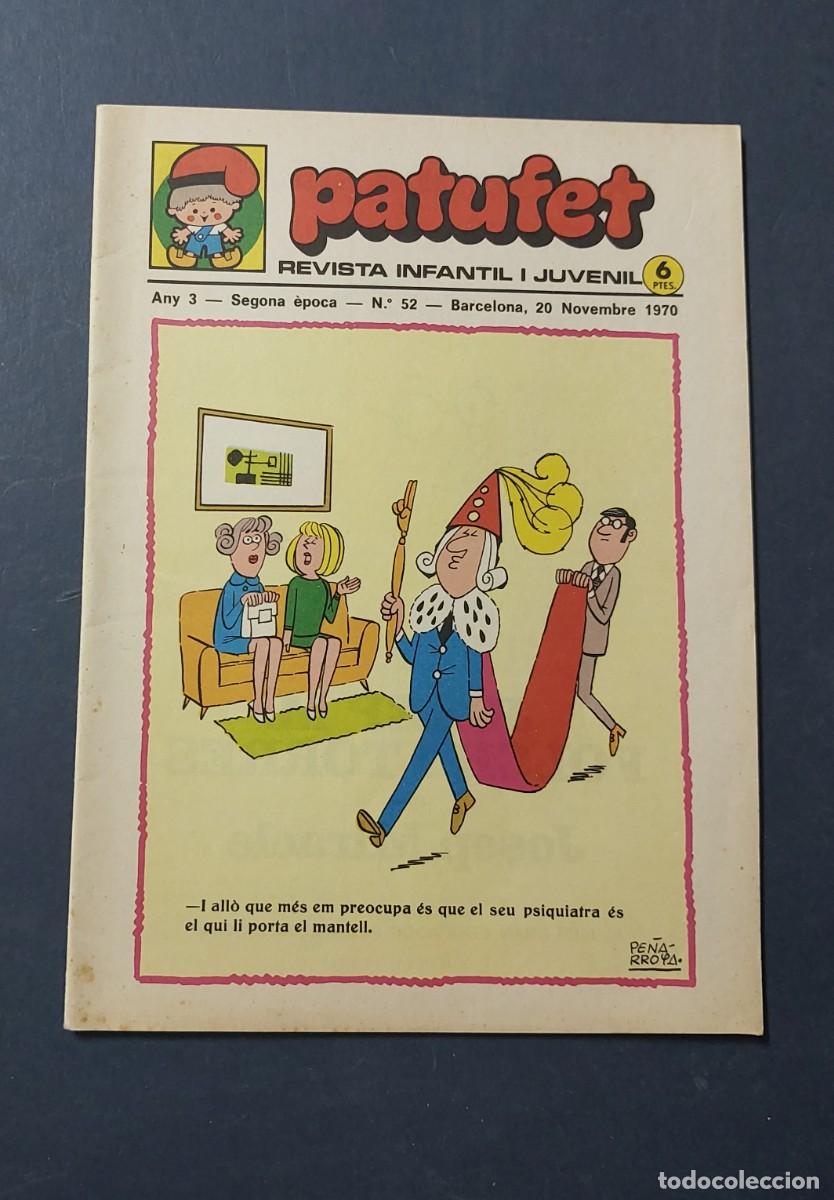 Tebeos: Patufet N&ordm; 52 Any 3 1970 Editor Bagu&ntilde;a Barcelona ( Catal&agrave; ) Ref. C-1