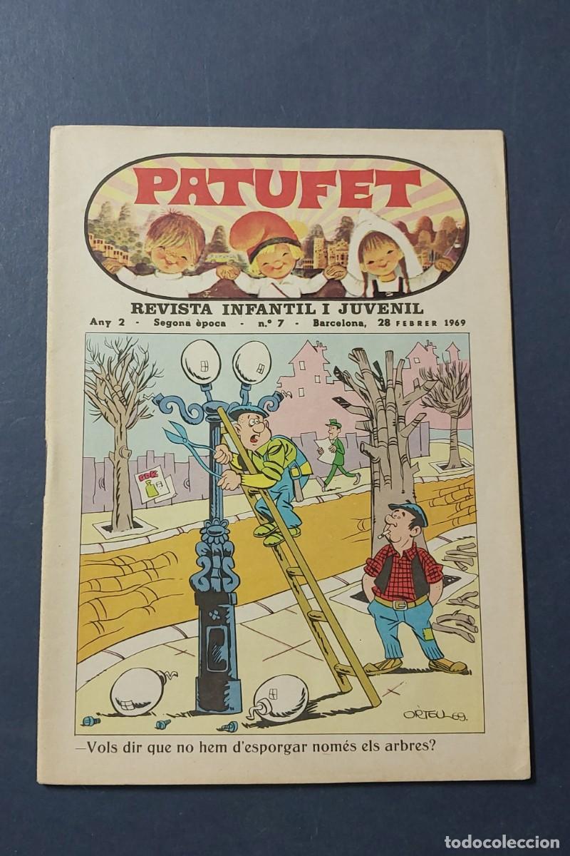 Tebeos: Patufet N&ordm; 7 Any 2 1969 Editor Bagu&ntilde;a Barcelona ( Catal&agrave; ) Ref. C-1