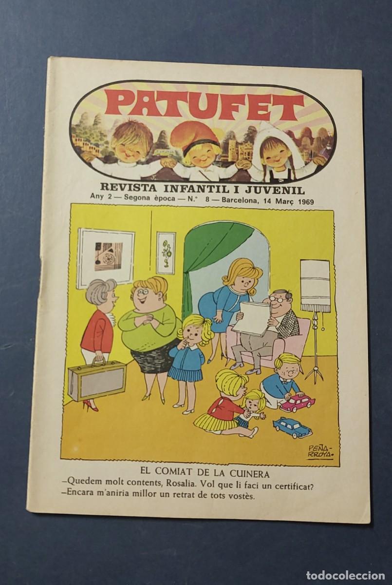 Tebeos: Patufet N&ordm; 8 Any 2 1969 Editor Bagu&ntilde;a Barcelona ( Catal&agrave; ) Ref. C-1