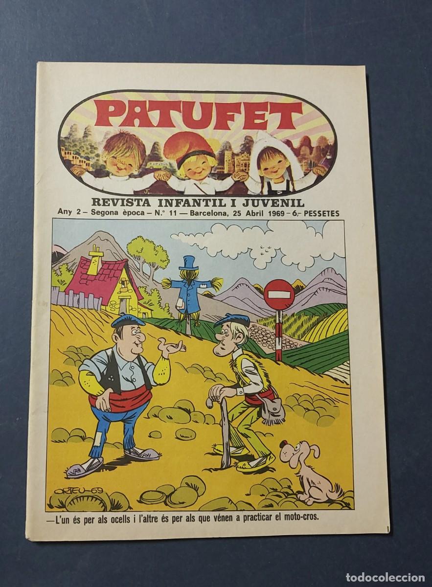 Tebeos: Patufet N&ordm; 11 Any 2 1969 Editor Bagu&ntilde;a Barcelona ( Catal&agrave; ) Ref. C-1