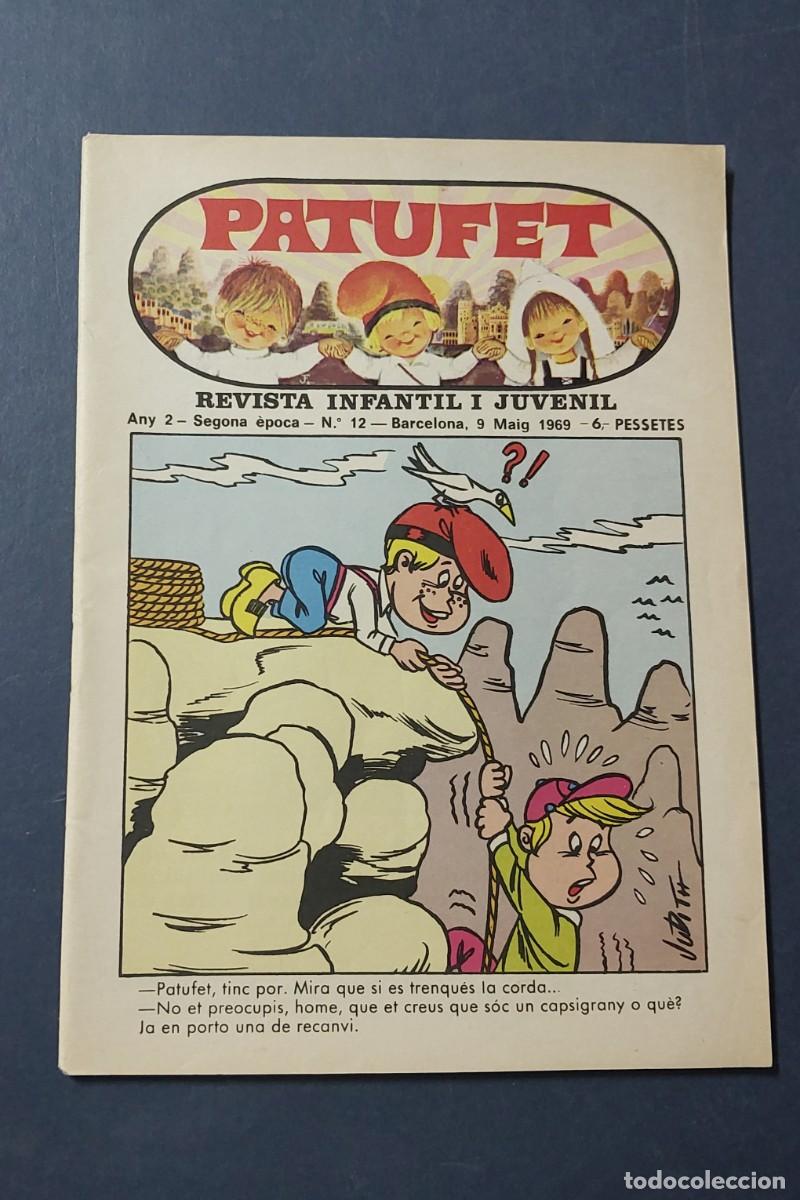 Tebeos: Patufet N&ordm; 12 Any 2 1969 Editor Bagu&ntilde;a Barcelona ( Catal&agrave; ) Ref. C-1