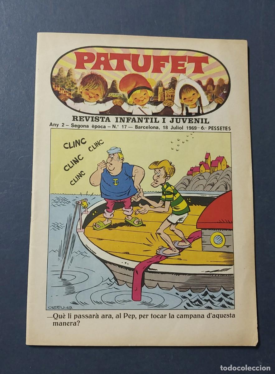 Tebeos: Patufet N&ordm; 17 Any 2 1969 Editor Bagu&ntilde;a Barcelona ( Catal&agrave; ) Ref. C-1