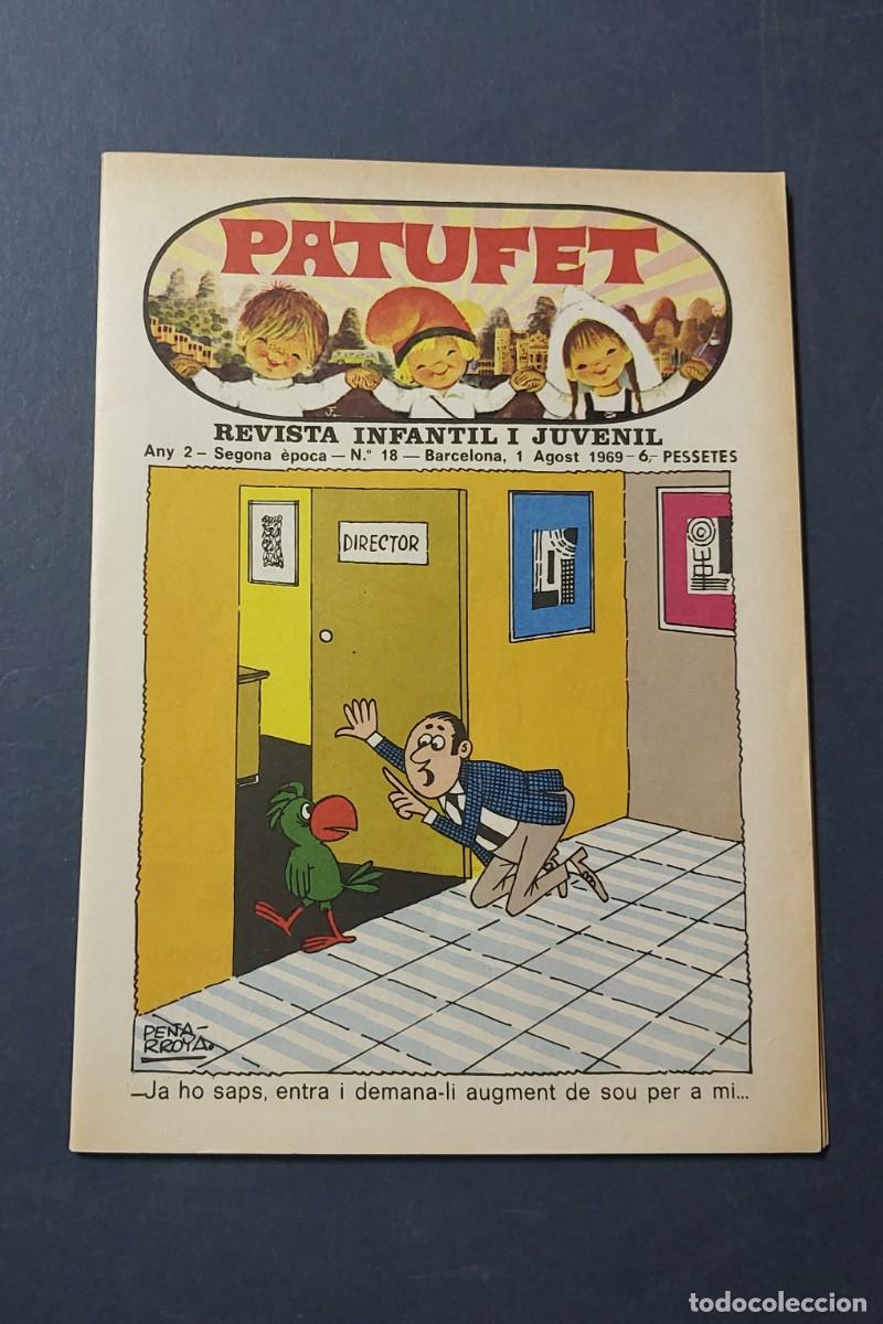 Tebeos: Patufet N&ordm; 18 Any 2 1969 Editor Bagu&ntilde;a Barcelona ( Catal&agrave; ) Ref. C-1