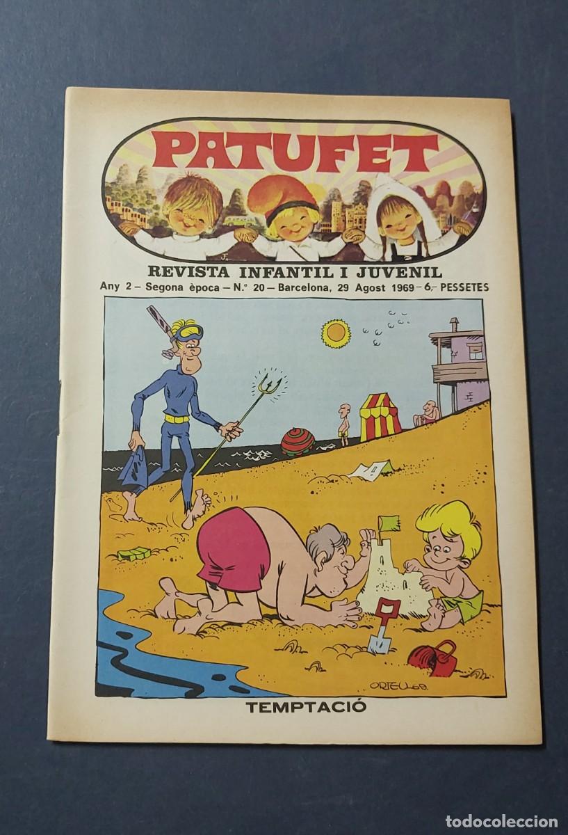 Tebeos: Patufet N&ordm; 20 Any 2 1969 Editor Bagu&ntilde;a Barcelona ( Catal&agrave; ) Ref. C-1
