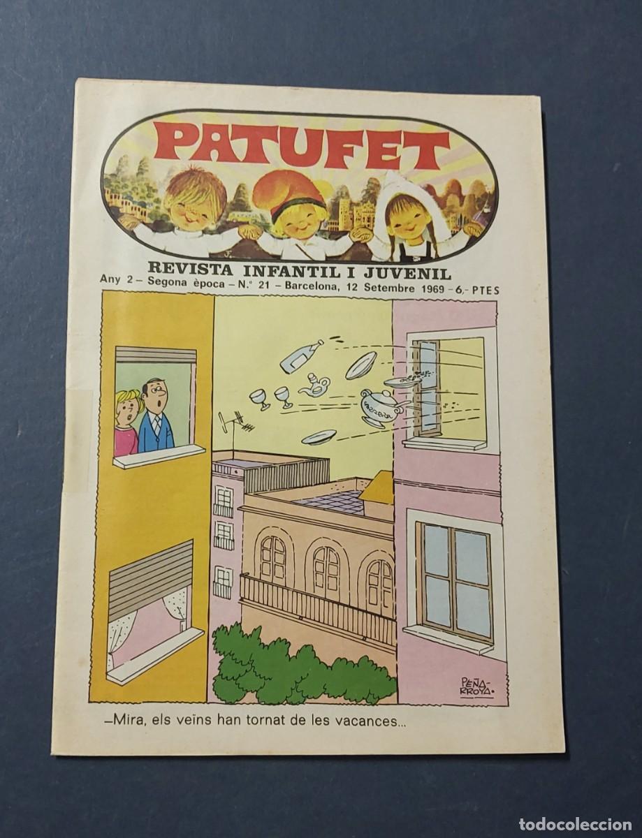 Tebeos: Patufet N&ordm; 21 Any 2 1969 Editor Bagu&ntilde;a Barcelona ( Catal&agrave; ) Ref. C-1