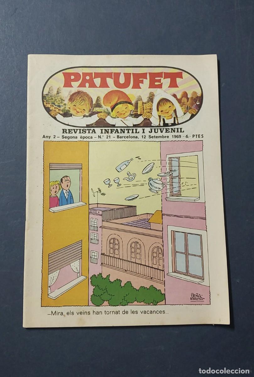 Tebeos: Patufet N&ordm; 21 Any 2 1969 Editor Bagu&ntilde;a Barcelona ( Catal&agrave; ) Ref. C-1