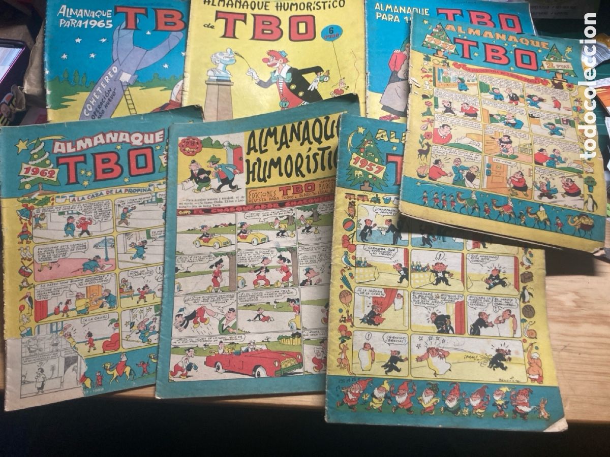 Tebeos: 22 Almanaques y extraordinarios TBO - Foto 3