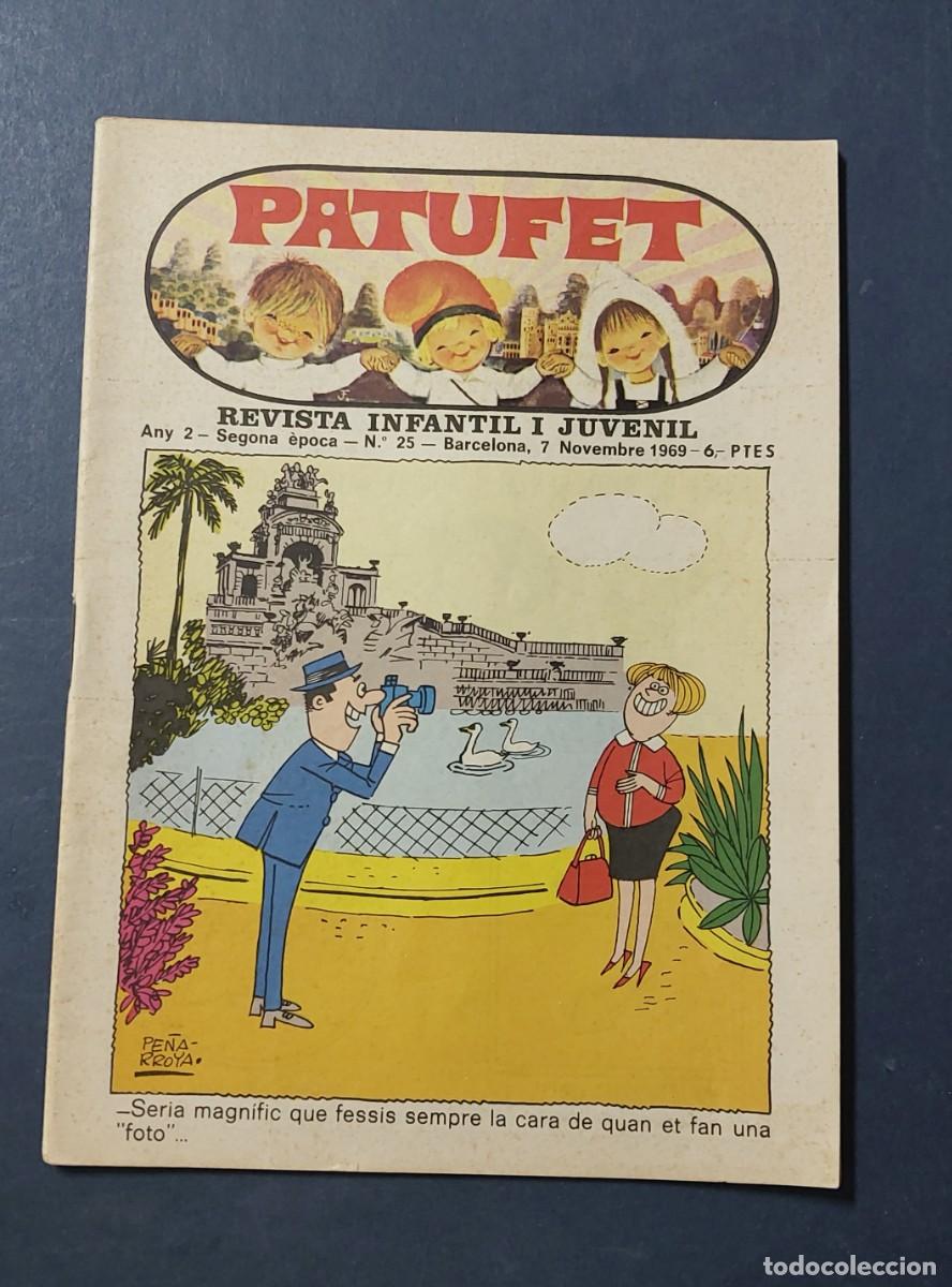 Tebeos: Patufet N&ordm; 25 Any 2 1969 Editor Bagu&ntilde;a Barcelona ( Catal&agrave; ) Ref. C-1