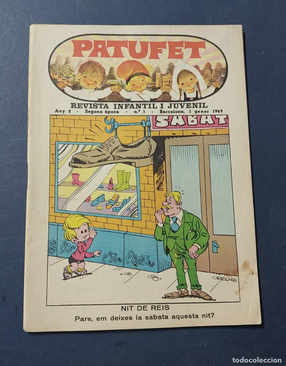 Tebeos: Patufet N&ordm; 3 Any 2 1969 Editor Bagu&ntilde;a Barcelona ( Catal&agrave; ) Ref. C-1