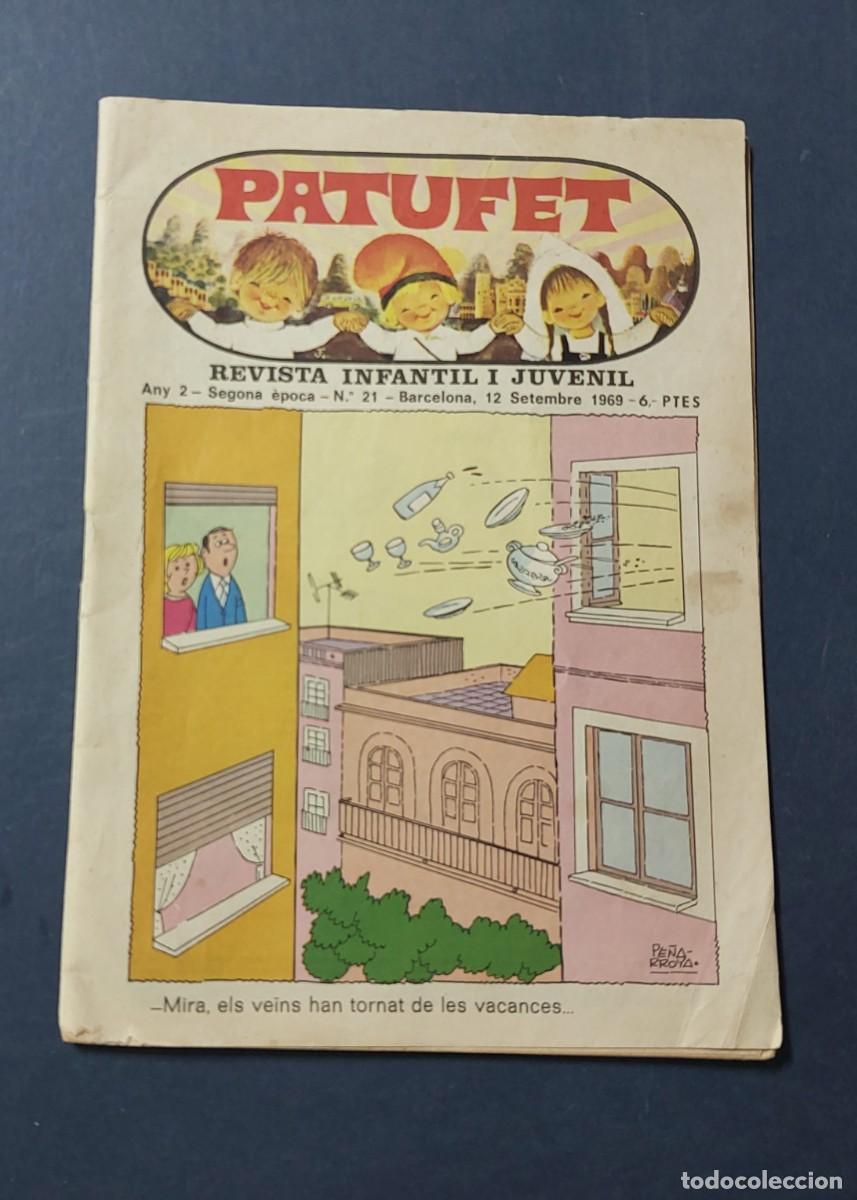 Tebeos: Patufet N&ordm; 21 Any 2 1969 Editor Bagu&ntilde;a Barcelona ( Catal&agrave; ) Ref. C-1