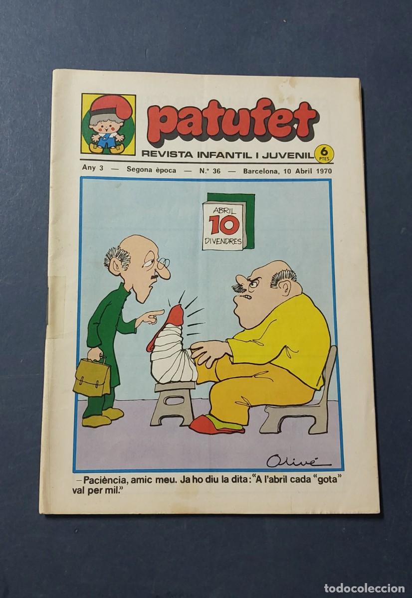 BDs: Patufet N&ordm; 36 Any 3 1970 Editor Bagu&ntilde;a Barcelona ( Catal&agrave; ) Ref. C-1