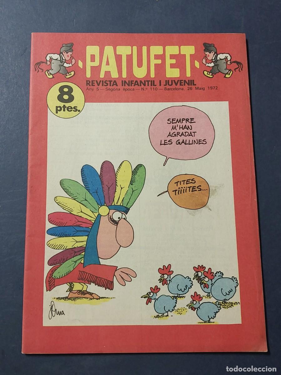 Tebeos: Patufet N&ordm; 110 Any 5 1972 Editor Bagu&ntilde;a Barcelona ( Catal&agrave; ) Ref. C-1