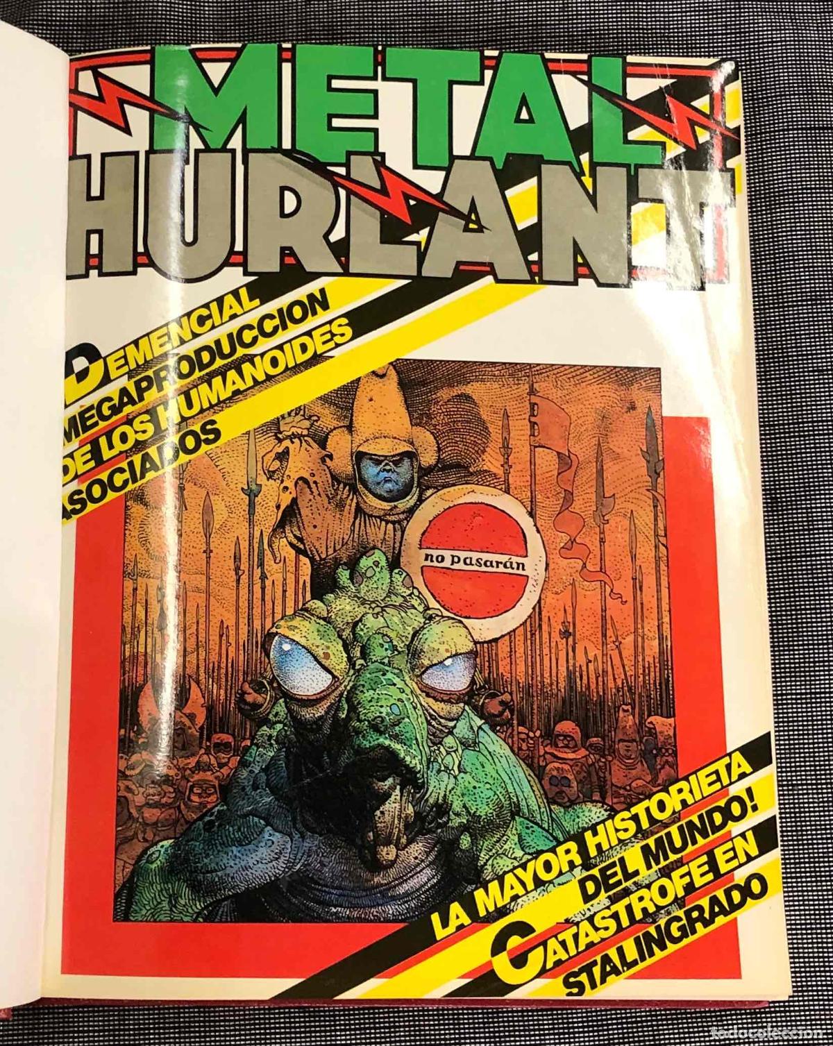 Tebeos: METAL HURLANT N&ordm; 5 AL 8 ENCUADERNADOS EN UN TOMO. EUROCOMIC 1981