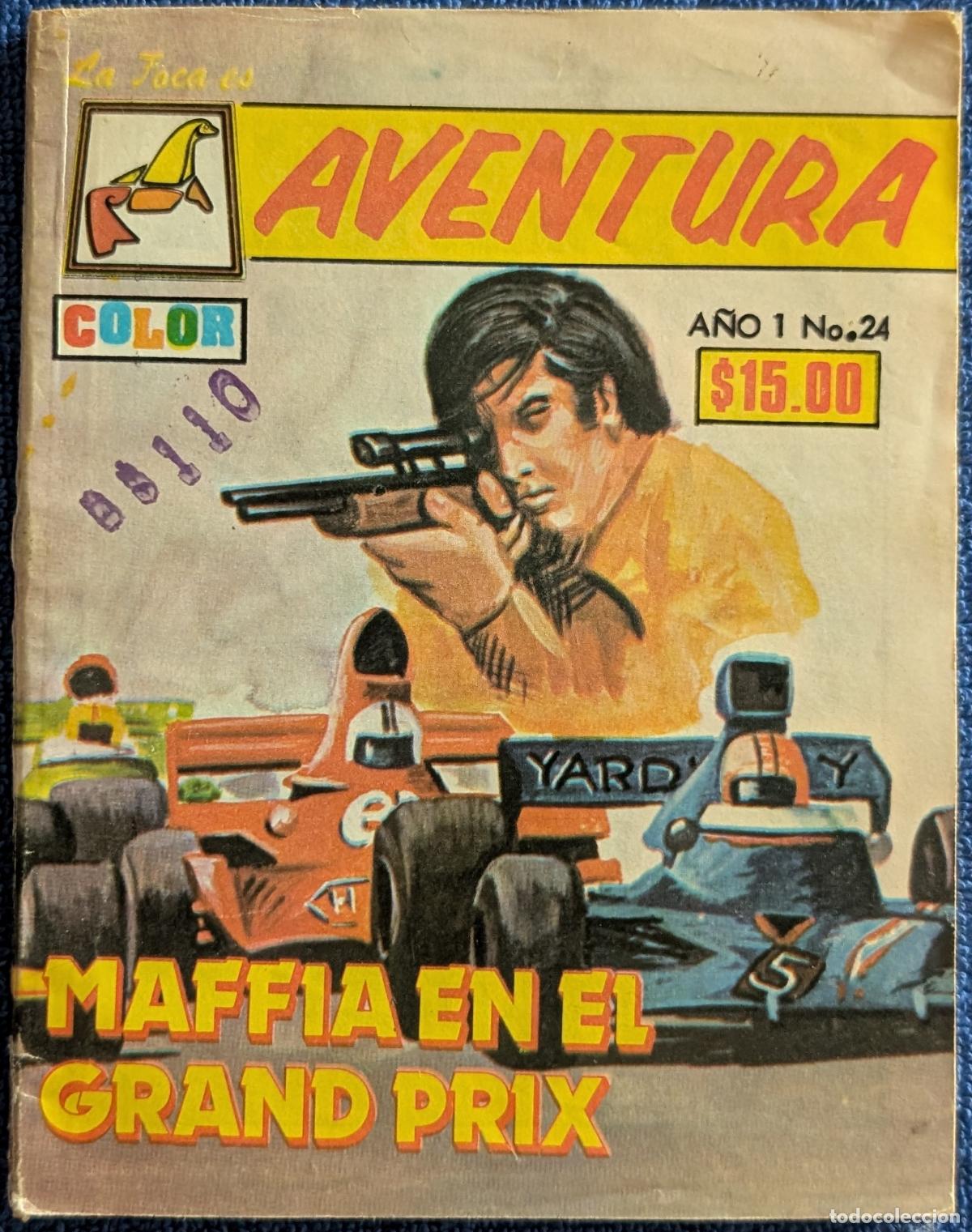 Tebeos: Mafia en el Grand Prix - Aventura Color - A&ntilde;o 1 n&ordm; 24 - La foca