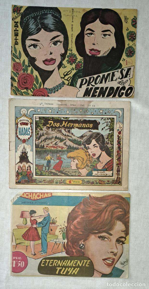 Tebeos: DOS HERMANAS Y LA PROMESA DEL MENDIGO - TEBEOS - A&Ntilde;OS 50 - M&aacute;s otro de regalo - ROLLAN