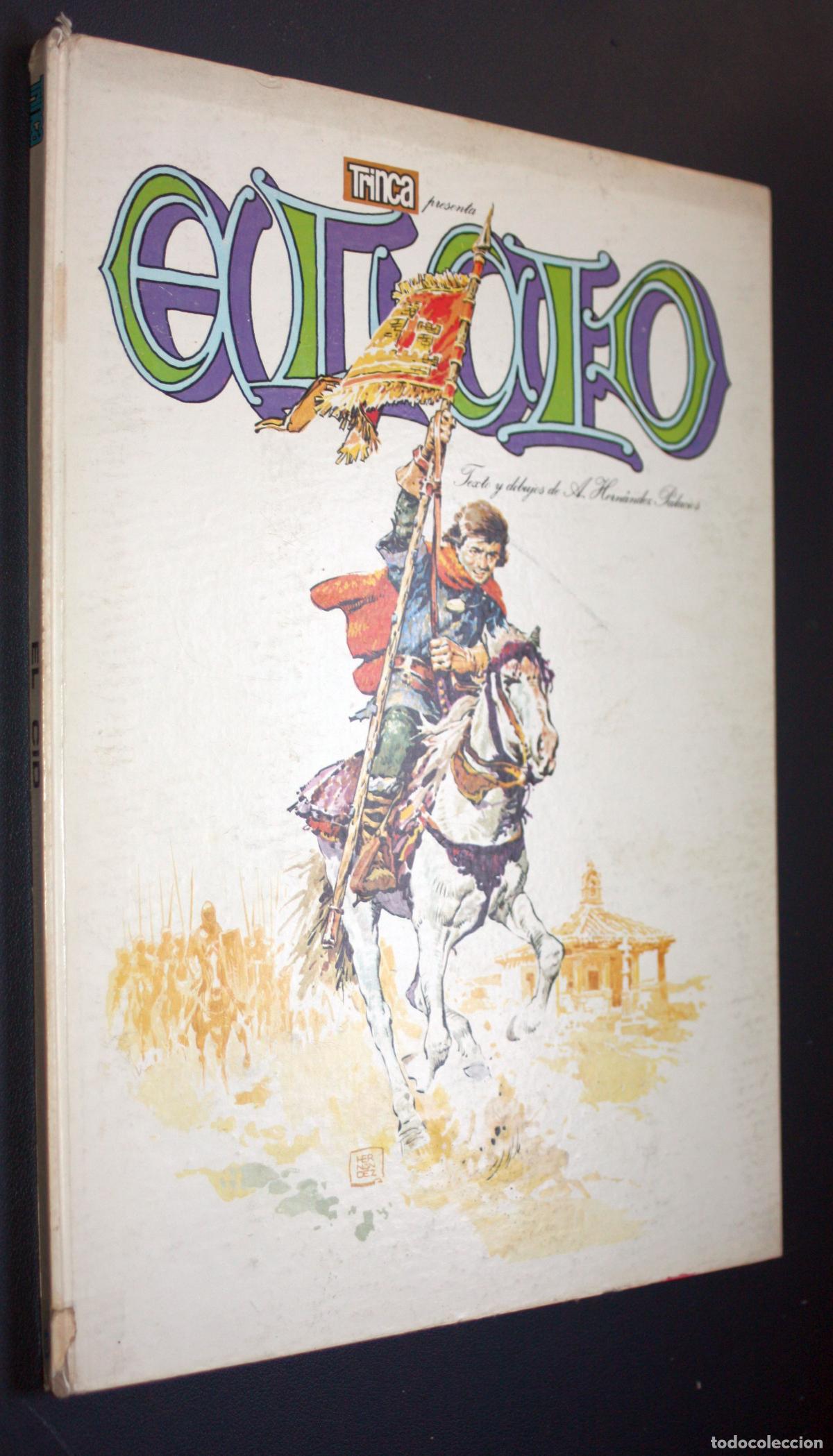 Tebeos: Colecci&oacute;n Trinca: N&ordm;9 EL CID(1er tomo) de Antonio Hernandez Palacios.(DIFICIL)
